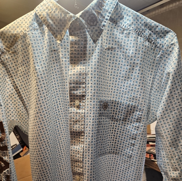 Men's Ariat Western Button Down Shirt - Picture 10 of 12